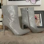 Elditas Women's Skylar Silver
Metallic Sparkle Ankle boots Silver Size 8.5 Photo 10
