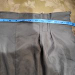 A New Day *5/$25 Sale* Green Paper Bag Waist Midi Skirt With Pockets Sz 14 Photo 1