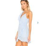 superdown New.  light blue wrap dress Photo 3