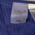 Calia Blueberry Rib Mid Rise Swim Bottom Size XXL Purple Photo 3