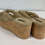 Veronica Beard Geno Cork Wedge Sandals in Sand Size 9.5 Photo 4