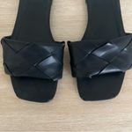 ASOS  DESIGN Forty woven flat sandals in black Size 5.5 Photo 9