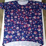 LuLaRoe NEW STARS AND STRIPES USA LULUAROE SHIRT SIZE LARGE/XL/2XL STRETCHY LIGHTWEIGHT Photo 1