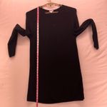 J Jill Merino Wool Sweater Dress Black Medium Photo 13