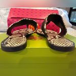 Tory Burch  Leigh Snakeskin print Sandals, size 7.5, Like New!! Photo 12