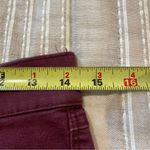 LC Lauren Conrad  Burgundy Maroon Mid Rise Pull On Stretchy Skinny Jeans 6 Photo 7
