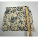 JM Collection Jrt Collection Floral Mini Skirt Elastic Waist Casual Cottagecore M Photo 5