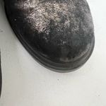 Vera Wang SIMPLY VERA  FAUX LEATHER METALLIC crackle BOOTS mid calf size 10 Photo 7