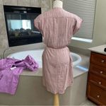 Kuhl Women’s Riviera Shirt Dress sz smal Cotton Rayon Gauze Crew Neck Cap Sleeve Photo 6