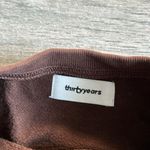 Thirty years brown crew oversized sweatshirt Size 0 Photo 1