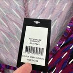 NWT Avenue Purple Chevron Cut Photo 8
