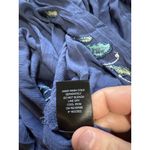 Curations Size XS/S Embroidered Boho Kimono Topper Cardigan Open Front Peasant Blue Photo 6