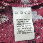 West K Oxblood Snakeskin Print Blouse Size Small NWOT Burgundy Snakeskin Top Red Photo 7