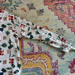 Christopher & Banks Vintage  Christmas patterned ribbed corduroy button up shirt Photo 6