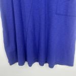 Habitat  Blue Midi Shirt Dress Minimalist Lagenlook Pocket Short Sleeve Size XL Photo 4