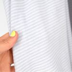 Lululemon Vinyasa Scarf Circle Wrap Stripe White Grey Photo 6