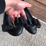 Melissa Black Glossy Bow Flats- size 9 Photo 2