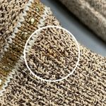 St. John Sport Knit Jacket Tan Variegated Knit Size Small FLAWS Women Dog Show Photo 13