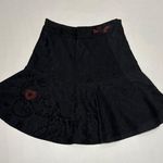 Desigual  Women's Harina Skirt black w red  size small Photo 8
