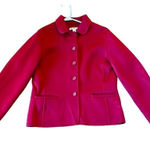 Pendleton  100% Merino Wool red blazer jacket small Photo 0