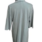 ZARA Turtleneck Short Sleeve Sweatshirt Mini Dress Blue Gray Size Large Photo 1