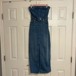Pilcro Anthropologie  The Madi Front-Slit Denim Dress Photo 2