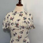 SweetSalt Clothing Sweet Salt Women Floral Homestead Classic Vintage Cream Lined Midi Dress Size 12 Photo 5