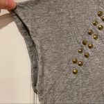 Wet Seal Gray Studded High Low T-shirt Medium Photo 4