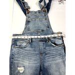 BLANK NYC  Slim Girlfriend Denim Overalls Size 26 Stretch Country Cowgirl Thrashed Photo 7