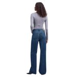 Madewell  Low Slung Baggy Jeans Womens Size 28 Blue Denim‎ High Rise Wide Leg Photo 3