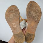 Joie  Blue Paisley La Plage Leather Sandals Size 7 Photo 4