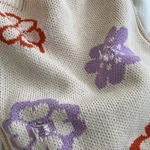 Flower Tote Tan Photo 1