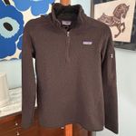 Patagonia Women's Better Sweater Black 1/4 Zip Fleece Sweater Sweatshirt size M Photo 1