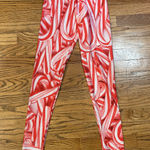 Candy Cane Christmas Leggings Red Size XS Photo 0