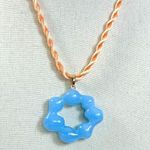 Urban Outfitters Kaia Abstract Circle Pendant Corded Necklace NWOT Photo 4