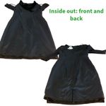 Kay Unger  BLACK SATIN SHAWL COLLAR COCKTAIL DRESS NWT (10) Photo 9