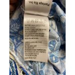 Farm Rio  Full of Flowers‎ Jumpsuit Blue Crochet Lace Size M Photo 11