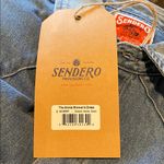 SENDERO DENIM WESTERN ANNIE PEARL SNAP SHIRTDRESS SMALL—NEEDS ZIPPER REPAIR Blue Photo 4