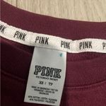 Victoria's Secret  PINK Maroon Sweatshirt Photo 1