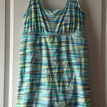 Lands' End  Tummy Control Swim Dress One Piece Swimsuit with Shorts Size 12 Photo 0