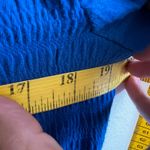 Blue Tie Front Bolero Top Y2K 2000s‎ Fairycore Indie Retro Large Photo 4