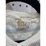 Its Pure Gould Womens White Pastel Stripe Knit Cardigan Sweater Top Size M Photo 3