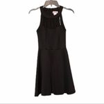 Three Hearts Three Pink Hearts Trixxi Black Halter Skater Mini Dress XS Fit & Flare Cutout Photo 3