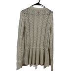 Elle  Women's‎ V-Neck Cream Sweater Photo 1