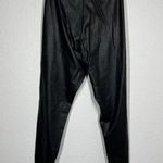 Commando  Black Faux Leather Legging Pants Size Large L Photo 2