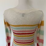 Talbots Fun Multicolor Striped Boatneck Sweater Size XS Photo 8