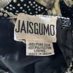 Jaisgumo Vintage Silk Sequin and Pearl Top Black Photo 1
