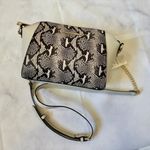 ALDO #19 NWT  Etiraseann Handbag in Snakeskin/Cream Photo 0