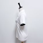 Tommy Bahama White Pique Navy Blue Pineapple Embroidered Short Sleeve Polo Large Photo 3