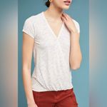 Anthropologie Maeve Leila Striped Cap Sleeve Wrap Top Size XS Photo 1